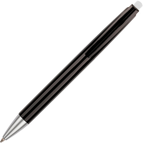 Kugelschreiber Roxi Schwarz , Promo Effects, schwarz / weiß, Kunststoff, 14,10cm (Länge), Bild 5