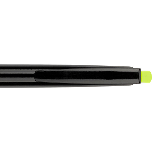 Kugelschreiber Roxi Schwarz , Promo Effects, schwarz / grün, Kunststoff, 14,10cm (Länge), Bild 9