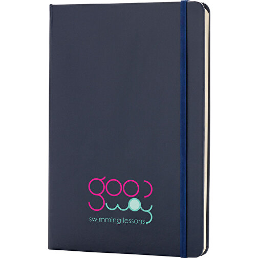 Basic Hardcover Notizbuch A5, Navy Blau , navy blau, Papier, 1,30cm x 21,00cm (Länge x Höhe), Bild 2