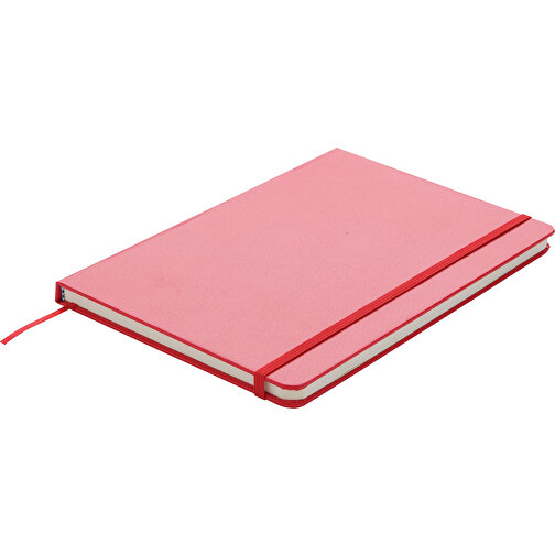 Basic Hardcover Notizbuch A5, Rot , rot, Papier, 1,30cm x 21,00cm (Länge x Höhe), Bild 3
