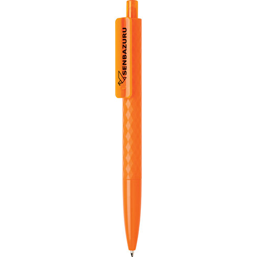 X3 Stift, Orange , orange, ABS, 14,00cm (Höhe), Bild 2