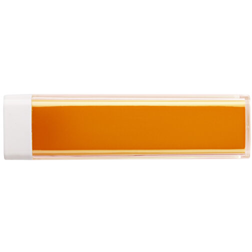 Power Bank Ramona Mit Kristall Box , Promo Effects, orange, Kunststoff (ABS), 9,20cm x 2,30cm x 2,30cm (Länge x Höhe x Breite), Bild 2