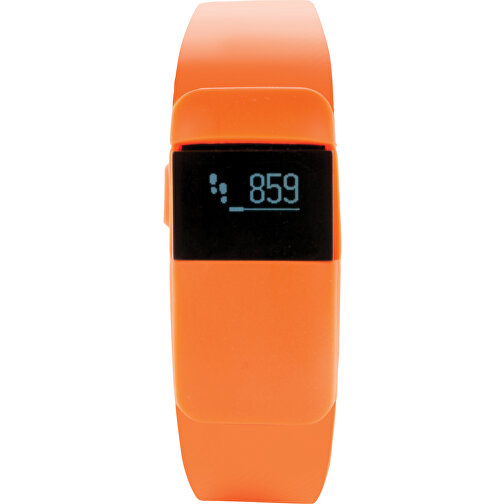 Activity-Tracker Keep Fit, Orange , orange, TPE, 26,50cm x 1,00cm (Länge x Höhe), Bild 2