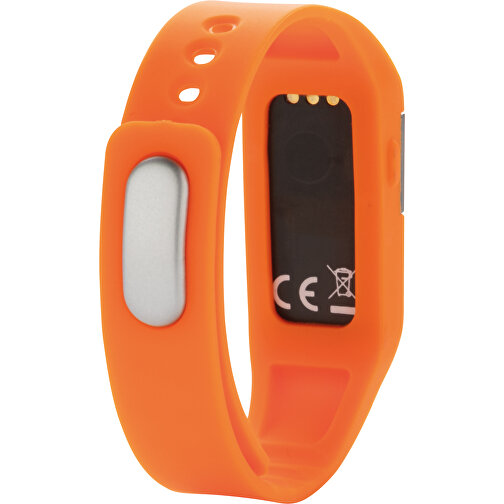 Activity-Tracker Keep Fit, Orange , orange, TPE, 26,50cm x 1,00cm (Länge x Höhe), Bild 3