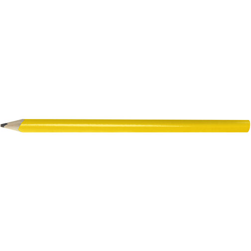 Zimmermannsbleistift, 24 Cm, Oval , gelb, Holz, 24,00cm x 0,70cm x 1,20cm (Länge x Höhe x Breite), Bild 3