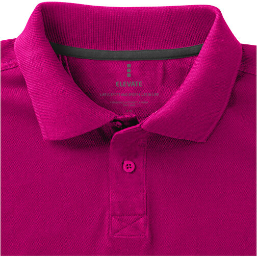 Calgary Poloshirt Für Herren , magenta, Piqué Strick 100% BCI Baumwolle, 200 g/m2, XL, , Bild 3