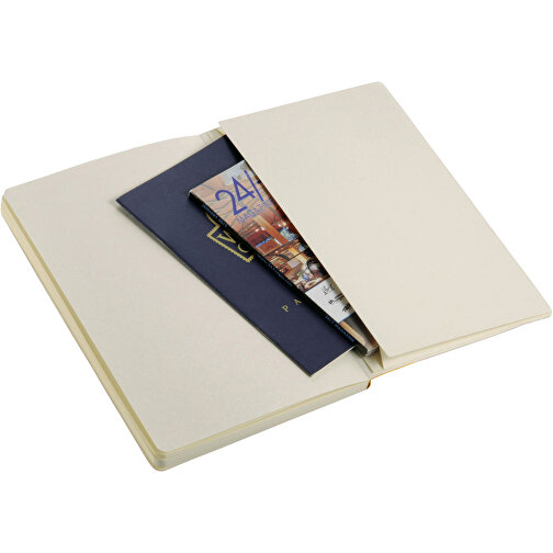Classic A5 Soft Cover Notizbuch , gelb, Thermo PU Kunststoff, 21,00cm x 1,30cm x 14,00cm (Länge x Höhe x Breite), Bild 4