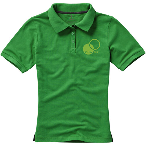 Calgary Poloshirt Für Damen , farngrün, Piqué Strick  Baumwolle, 200 g/m2, XL, , Bild 5