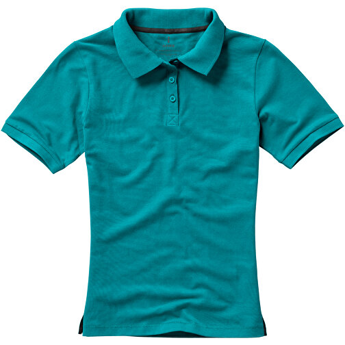 Calgary Poloshirt Für Damen , aquablau, Piqué Strick  Baumwolle, 200 g/m2, XXL, , Bild 22
