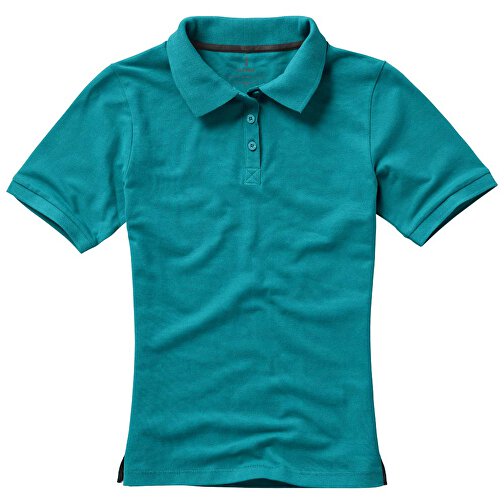 Calgary Poloshirt Für Damen , aquablau, Piqué Strick  Baumwolle, 200 g/m2, XL, , Bild 9