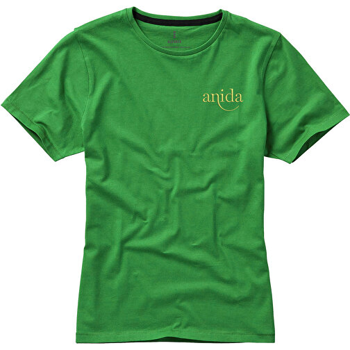 Nanaimo – T-Shirt Für Damen , farngrün, Single jersey Strick 100% BCI Baumwolle, 160 g/m2, XL, , Bild 4
