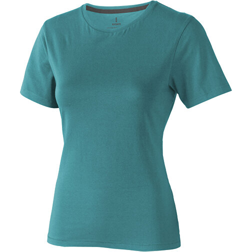 Nanaimo – T-Shirt Für Damen , aquablau, Single jersey Strick 100% BCI Baumwolle, 160 g/m2, L, , Bild 1