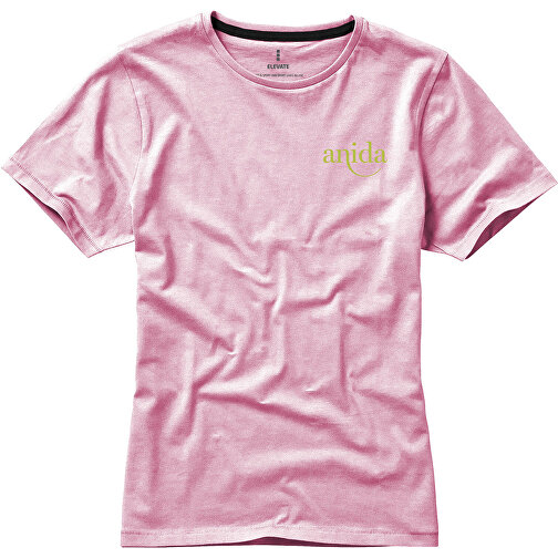 Nanaimo – T-Shirt Für Damen , hellrosa, Single jersey Strick 100% BCI Baumwolle, 160 g/m2, XL, , Bild 2