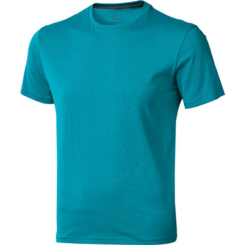 Nanaimo T-Shirt Für Herren , aquablau, Single jersey Strick 100% BCI Baumwolle, 160 g/m2, S, , Bild 1