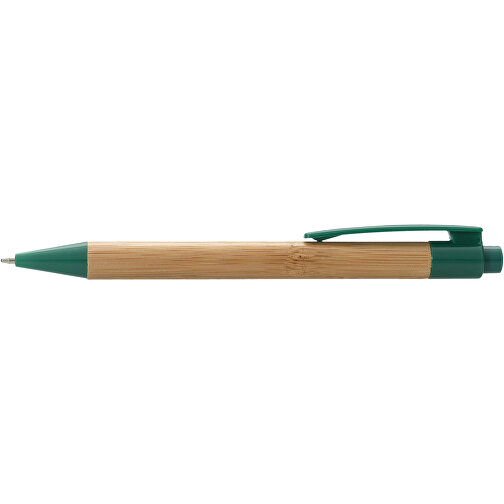 Borneo Bambus Kugelschreiber , Green Concept, natur, grün, Bambusholz, 14,10cm (Länge), Bild 3