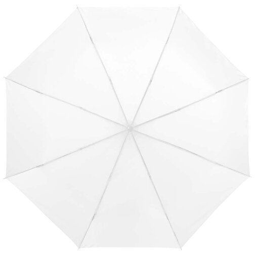 Ida 21,5' Kompaktregenschirm , weiß, Polyester, 24,00cm (Höhe), Bild 10