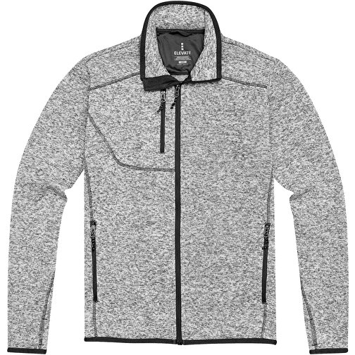 Tremblant Strickfleecejacke Für Herren , heather grau, Gebürsteter Sweatshirt Strick 100% Polyester, 305 g/m2, XS, , Bild 2