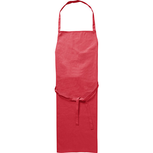 Küchenschürze Aus Baumwolle Misty , rot, Baumwolle 180 g/m2, 90,00cm x 0,30cm x 65,00cm (Länge x Höhe x Breite), Bild 1