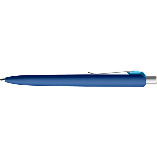Prodir DS8 PSR Push Kugelschreiber , Prodir, klassikblau/silber satiniert/cyan, Kunststoff/Metall, 14,10cm x 1,50cm (Länge x Breite), Bild 5