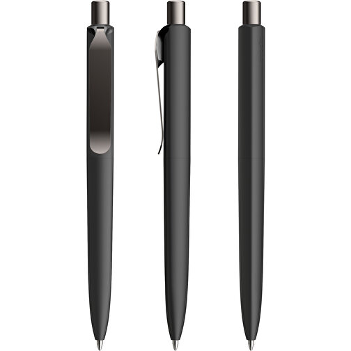 Prodir DS8 PSR Push Kugelschreiber , Prodir, schwarz/graphit satiniert, Kunststoff/Metall, 14,10cm x 1,50cm (Länge x Breite), Bild 6