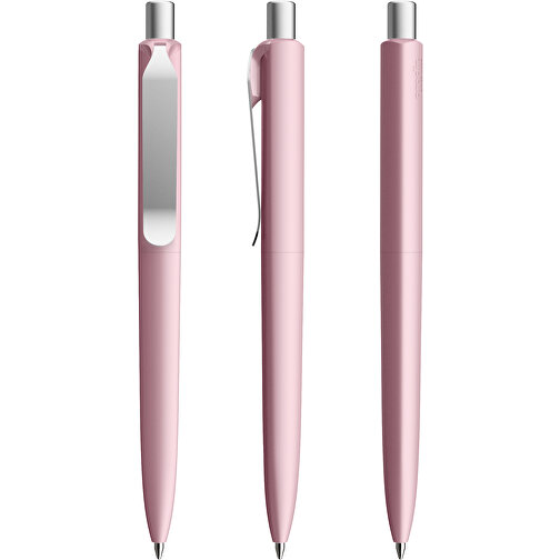 Prodir DS8 PSR Push Kugelschreiber , Prodir, rosé/silber satiniert, Kunststoff/Metall, 14,10cm x 1,50cm (Länge x Breite), Bild 6