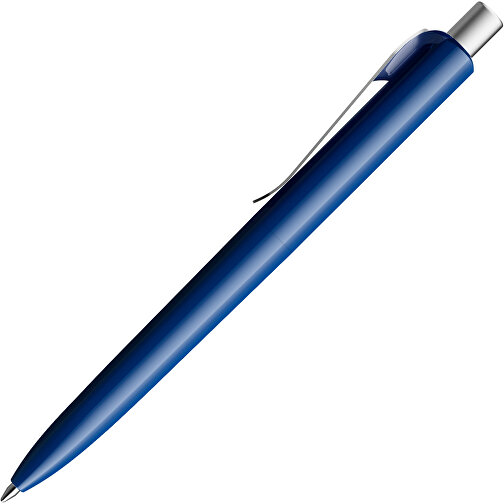 Prodir DS8 PSP Push Kugelschreiber , Prodir, marineblau/silber satiniert, Kunststoff/Metall, 14,10cm x 1,50cm (Länge x Breite), Bild 4