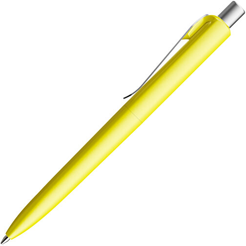Prodir DS8 PSM Push Kugelschreiber , Prodir, lemon/silber satiniert, Kunststoff/Metall, 14,10cm x 1,50cm (Länge x Breite), Bild 4