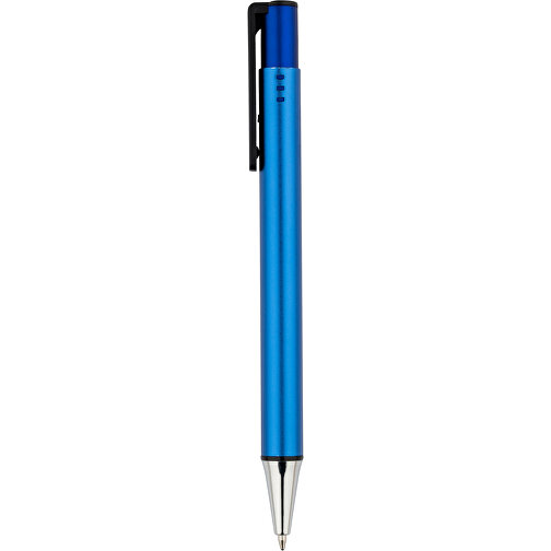 Kugelschreiber Grace , Promo Effects, blau, Metall, Kunststoff, 14,30cm (Länge), Bild 1