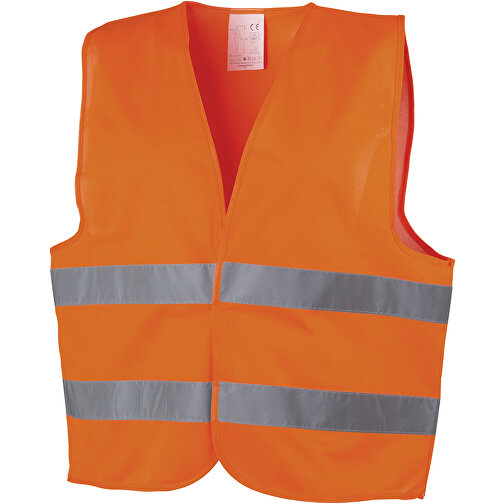 See-me Sicherheitsweste Für Den Professionellen Einsatz , orange, Polyester, 64,00cm x 65,00cm x 0,50cm (Länge x Höhe x Breite), Bild 1