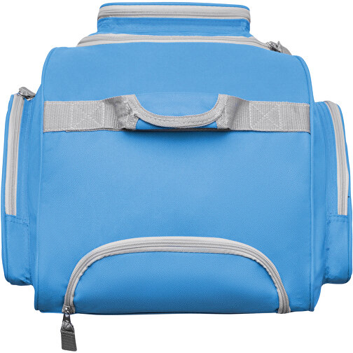 Trolley-Reisetasche 9P , blau, grau, 600D Polyester, 75,00cm x 33,00cm x 30,50cm (Länge x Höhe x Breite), Bild 5