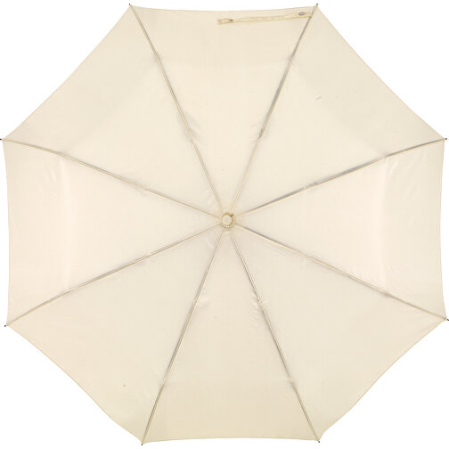 Vollautomatischer Windproof-Taschenschirm ORIANA , perlgrau, Metall / Fiberglas / Polyester, , Bild 2