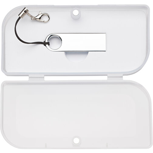 USB-Stick Metall 1GB Glänzend Mit Verpackung , Promo Effects MB , silber glänzend MB , 1 GB , Metall MB , 3 - 10 MB/s MB , 3,90cm x 0,40cm x 1,20cm (Länge x Höhe x Breite), Bild 7