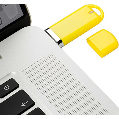 USB-Stick Focus Matt 2.0 1GB , Promo Effects MB , gelb MB , 1 GB , Kunststoff MB , 3 - 10 MB/s MB , , Bild 4