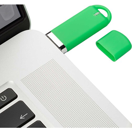 USB-Stick Focus Matt 2.0 32GB , Promo Effects MB , grün MB , 32 GB , Kunststoff MB , 3 - 10 MB/s MB , , Bild 4