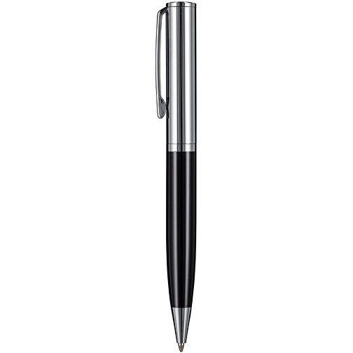 Kugelschreiber PAX Schwarz , Ritter-Pen, schwarz, Messing, 13,60cm (Länge), Bild 1