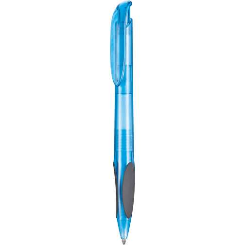 Kugelschreiber Atmos Frozen , Ritter-Pen, caribic-blau TR/FR, ABS-PP-Kunststoff, 14,50cm (Länge), Bild 1