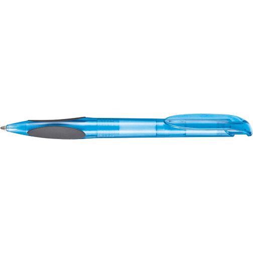 Kugelschreiber Atmos Frozen , Ritter-Pen, caribic-blau TR/FR, ABS-PP-Kunststoff, 14,50cm (Länge), Bild 3