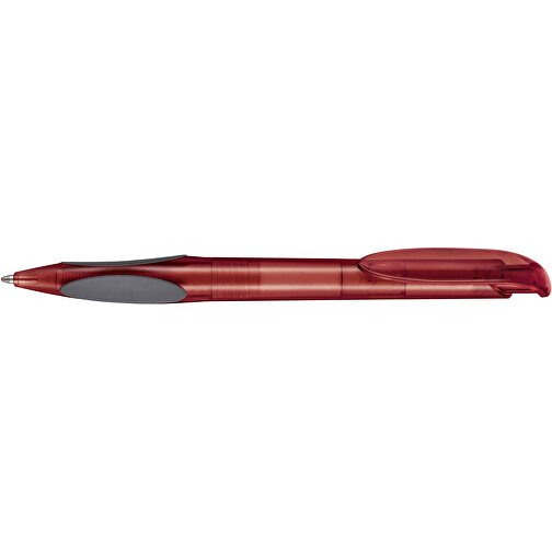 Kugelschreiber Atmos Frozen , Ritter-Pen, rubin-rot TR/FR, ABS-PP-Kunststoff, 14,50cm (Länge), Bild 3