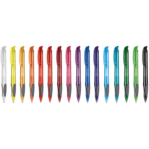 Kugelschreiber Atmos Frozen , Ritter-Pen, frost-weiß TR/FR, ABS-PP-Kunststoff, 14,50cm (Länge), Bild 4