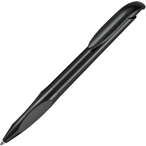 Kugelschreiber ATMOS , Ritter-Pen, schwarz, ABS-PP-Kunststoff, 14,50cm (Länge), Bild 2