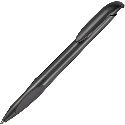 Kugelschreiber ATMOS , Ritter-Pen, dunkel grau, ABS-PP-Kunststoff, 14,50cm (Länge), Bild 2