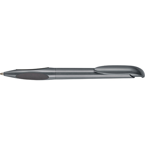 Kugelschreiber ATMOS , Ritter-Pen, stein-grau, ABS-PP-Kunststoff, 14,50cm (Länge), Bild 3