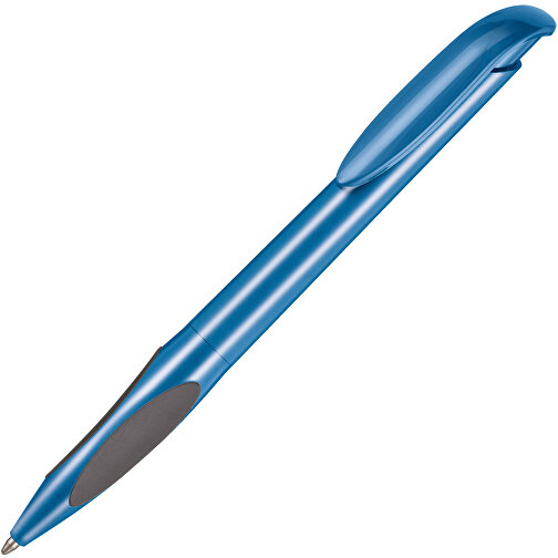 Kugelschreiber ATMOS , Ritter-Pen, taubenblau, ABS-PP-Kunststoff, 14,50cm (Länge), Bild 2