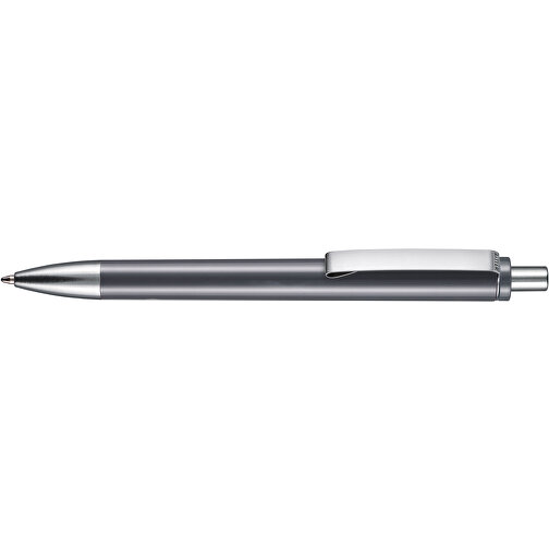 Kugelschreiber EXOS M , Ritter-Pen, dunkelgrau, ABS u. Metall, 14,10cm (Länge), Bild 3