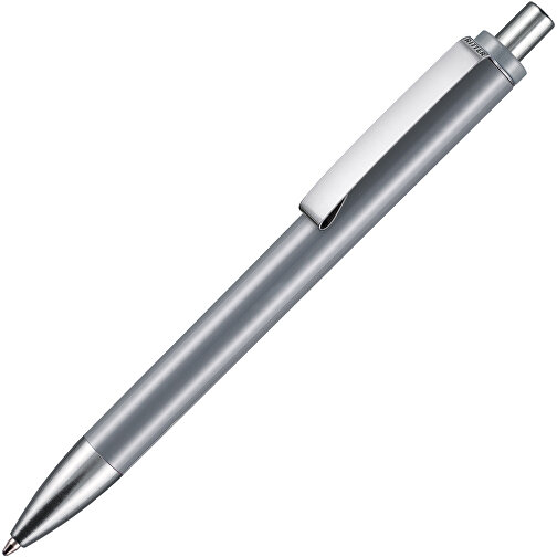 Kugelschreiber EXOS M , Ritter-Pen, stein-grau, ABS u. Metall, 14,10cm (Länge), Bild 2