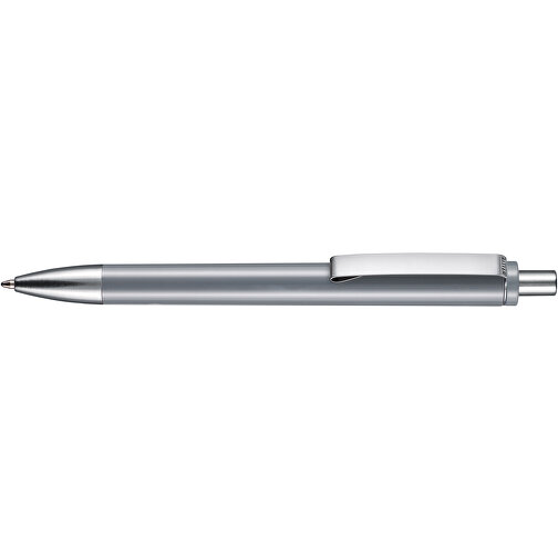 Kugelschreiber EXOS M , Ritter-Pen, stein-grau, ABS u. Metall, 14,10cm (Länge), Bild 3