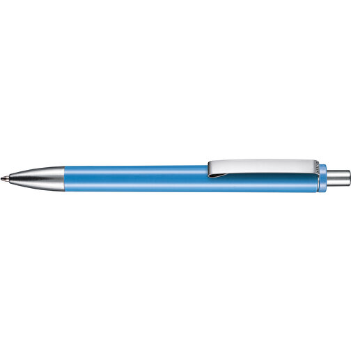 Kugelschreiber EXOS M , Ritter-Pen, taubenblau, ABS u. Metall, 14,10cm (Länge), Bild 3