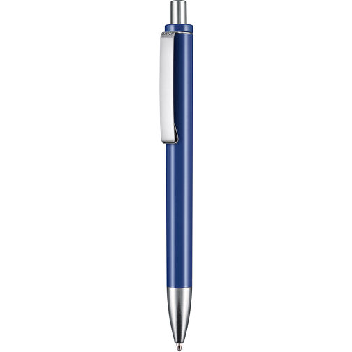 Kugelschreiber EXOS M , Ritter-Pen, azur-blau, ABS u. Metall, 14,10cm (Länge), Bild 1