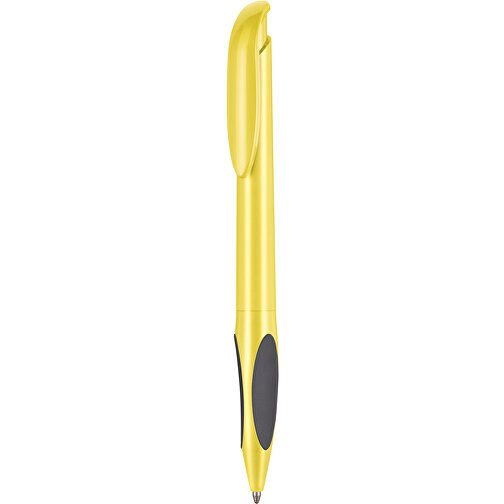 Kugelschreiber ATMOS , Ritter-Pen, zitronen-gelb, ABS-PP-Kunststoff, 14,50cm (Länge), Bild 1