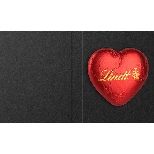 Kartka promocyjna z sercem czekoladowym Lindt 20 g, Obraz 1